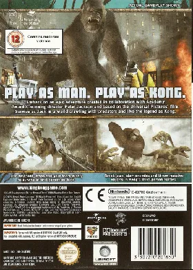 Peter Jackson's King Kong - The Official Game of the Movie box cover back